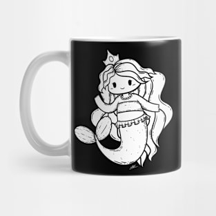 Cute Mermaid Illustration Mug